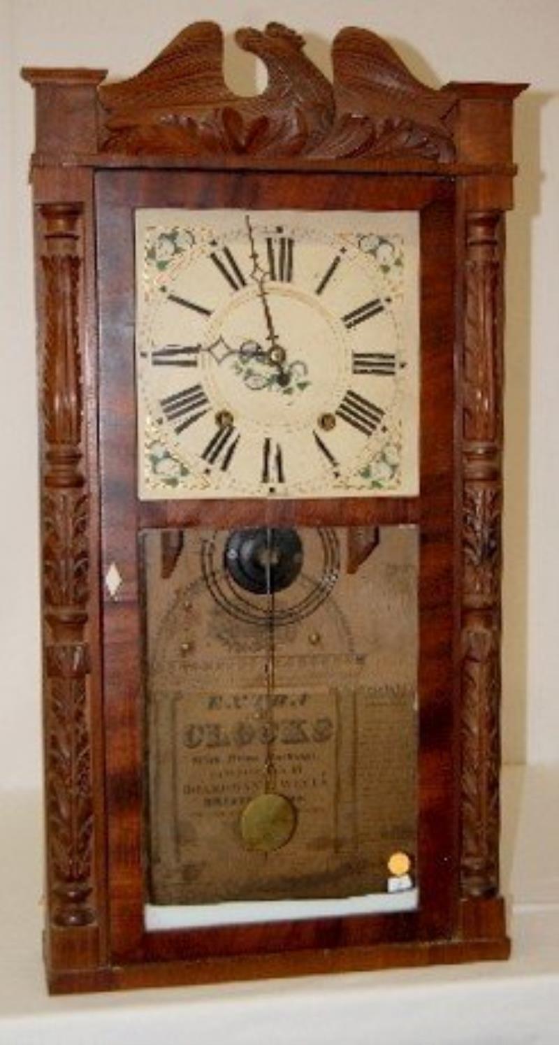 Boardman & Wells Wood Works Shelf Clock