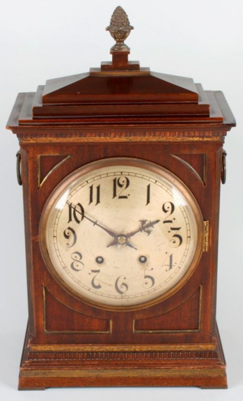 A George IV mahogany bracket clock case