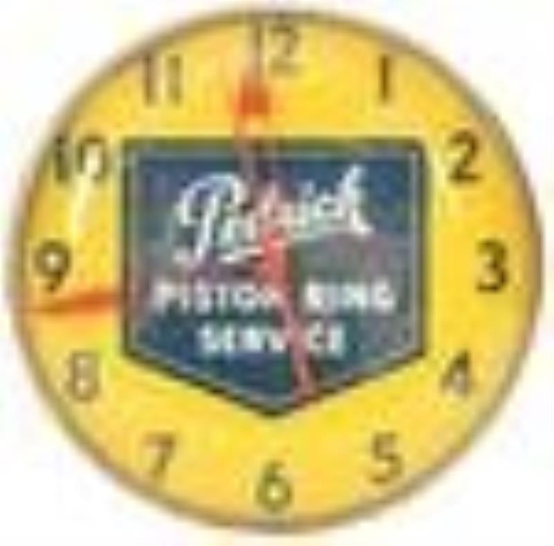 Pedrick Piston Ring Service Lighted Clock