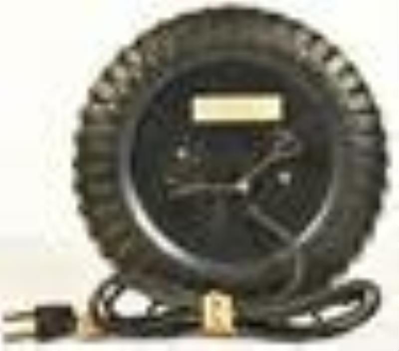 Fisk "Time To Re-Tire w/logo Clock in Tire