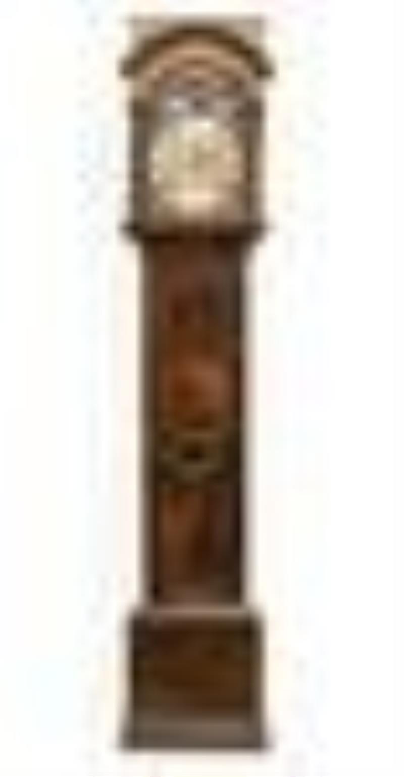 English Chinoiserie Tall Case Clock