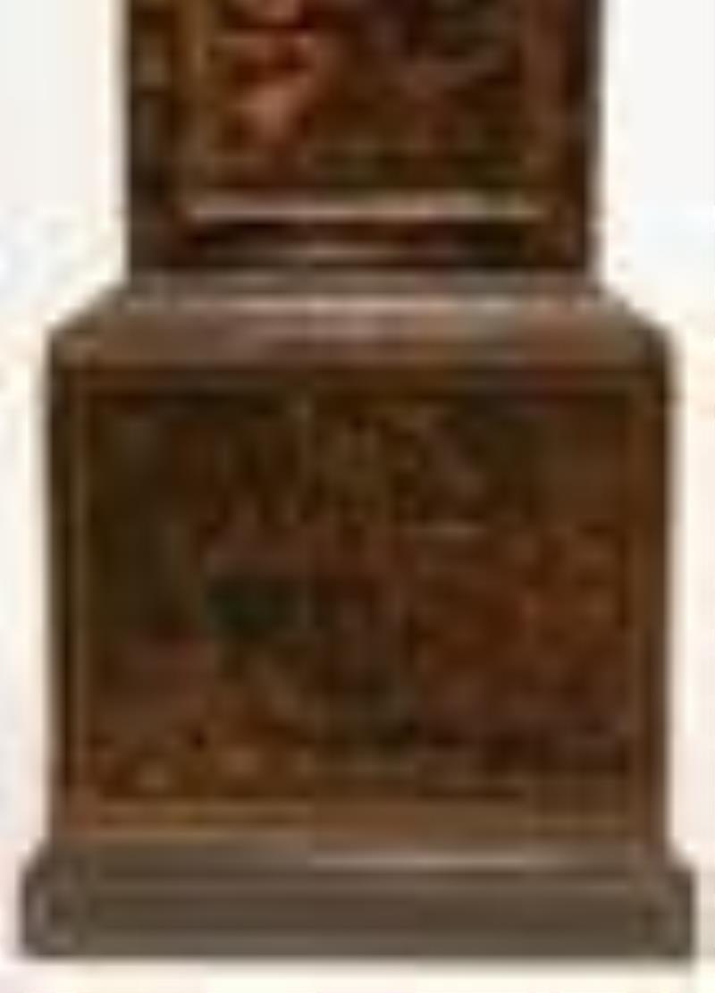 English Chinoiserie Tall Case Clock