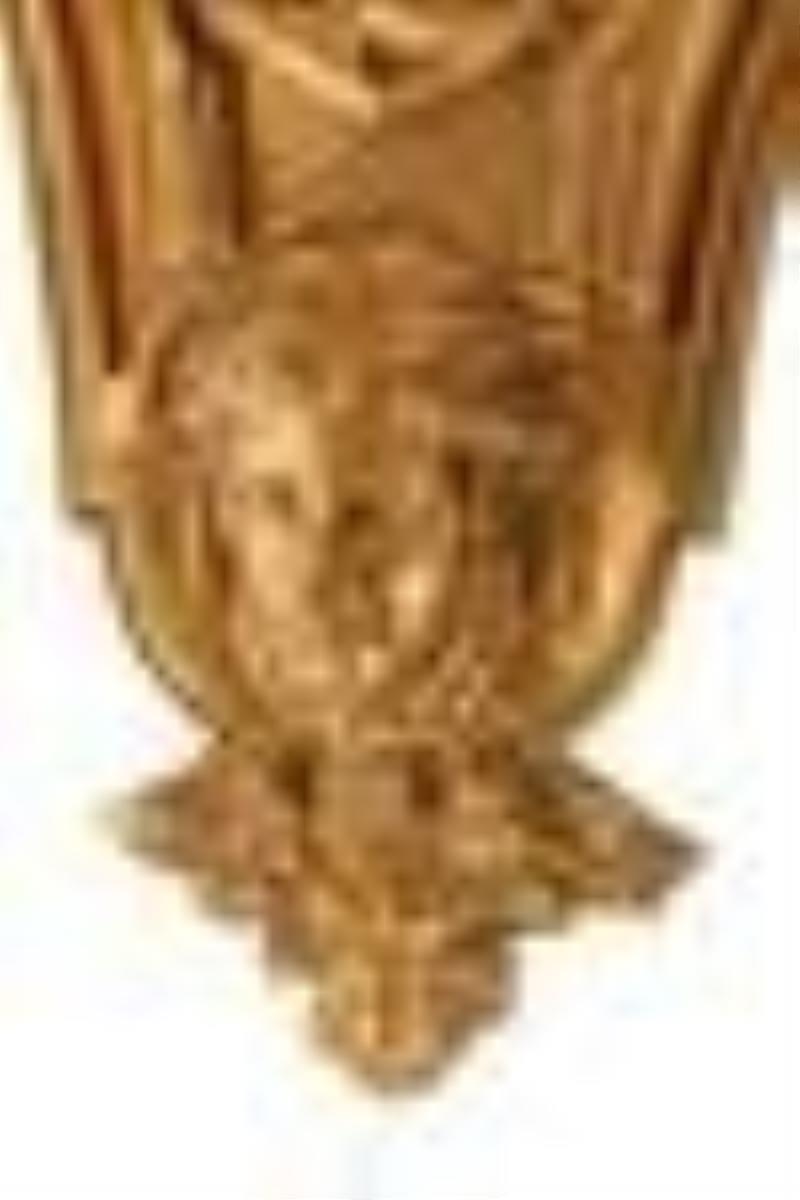 Louis XVI-Style Gilt Bronze Cartel Clock