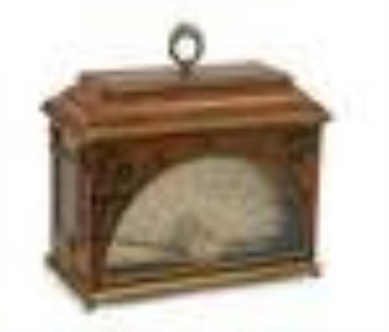 Faberge Brass-Mounted Rosewood Clock