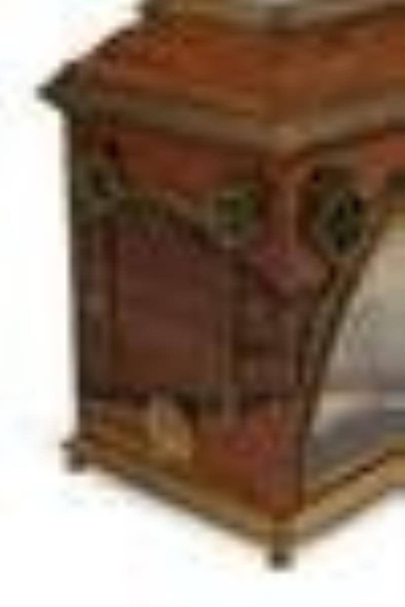 Faberge Brass-Mounted Rosewood Clock