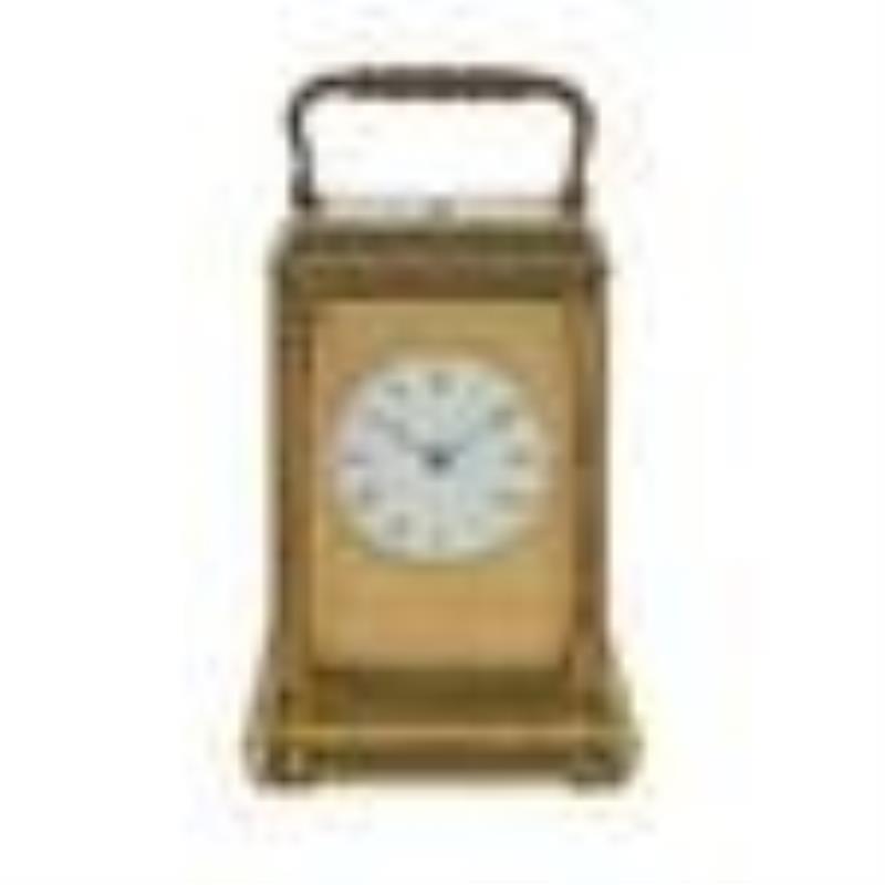 FRENCH BRASS REPEATER CARRIAGE CLOCK LATE 19TH CENTURY