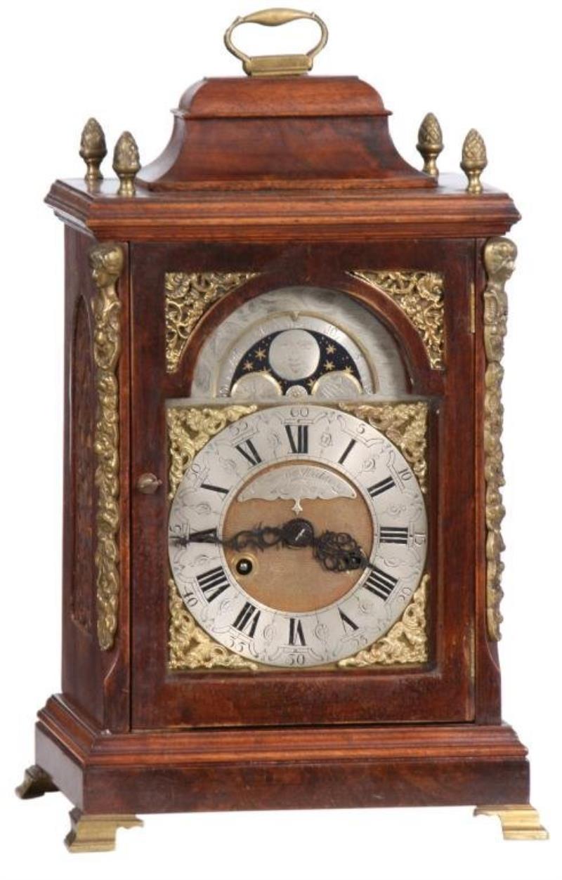 English Mahogany Bracket Clock