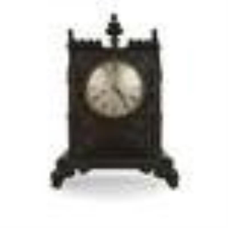 SCOTTISH PATINATED BRONZE BRACKET CLOCK, JAMES RITCHIE