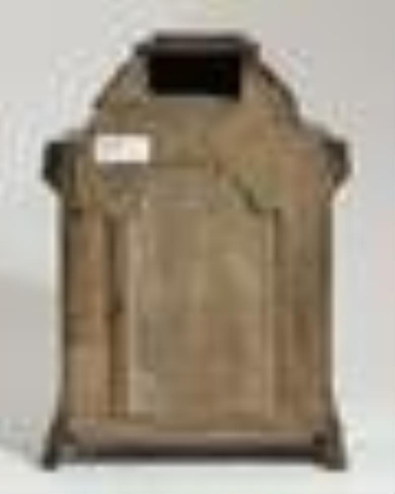 A Continental ebonized bracket clock