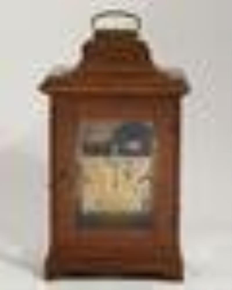 George III mahogany bracket clock Philip Avernell