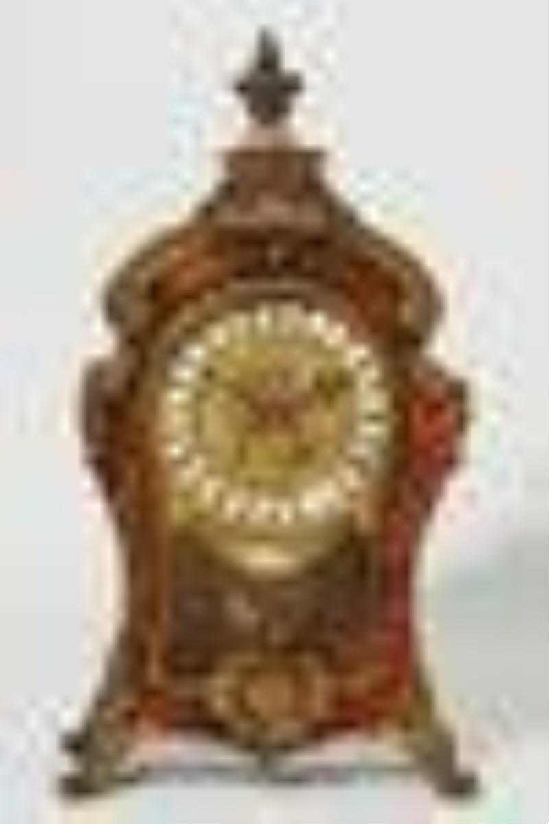 A Regence style Boulle marquetry bracket clock