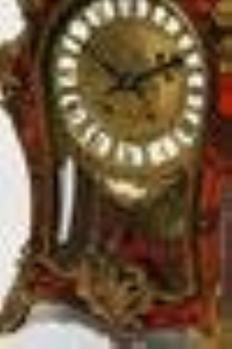 A Regence style Boulle marquetry bracket clock