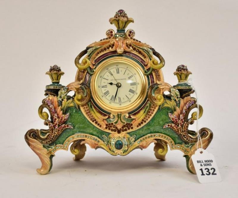 Jay Strongwater Austrian Mantel Clock limited edition