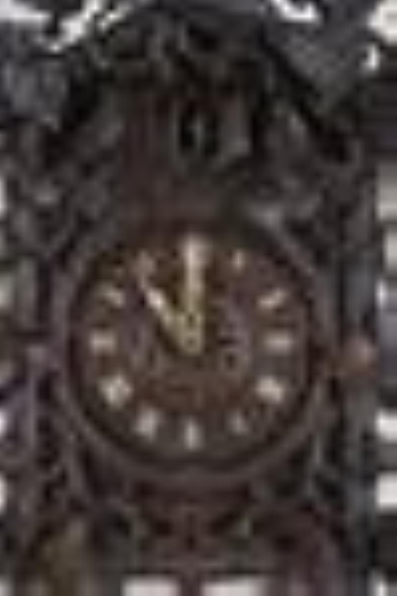 German Black Forest cuckoo wall clock