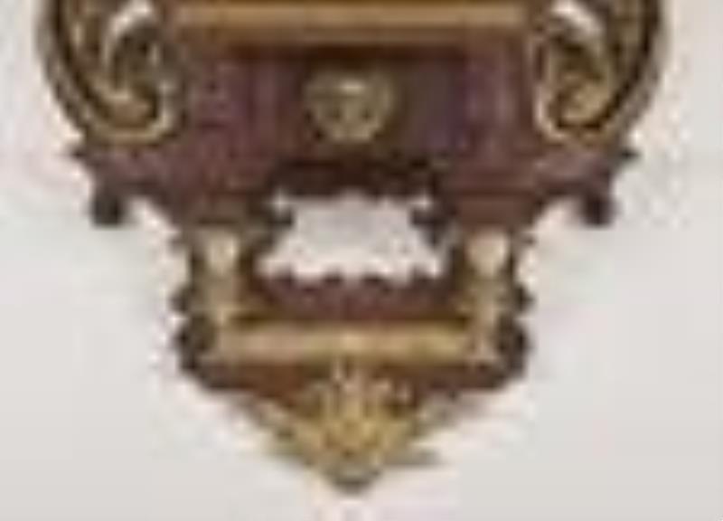 A large and rare Lenzkirch Freischwinger Hanging Clock