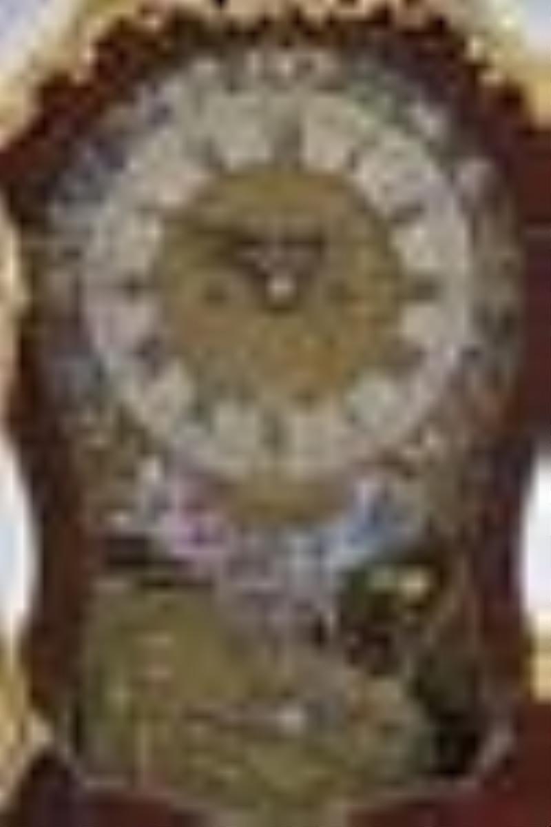 An 18th century turtle shell veneered musical clock