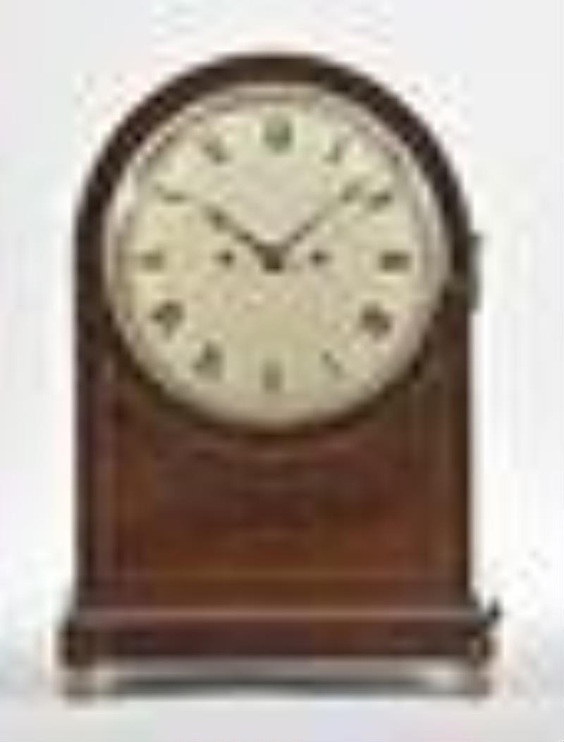 Unknown English round top bracket clock