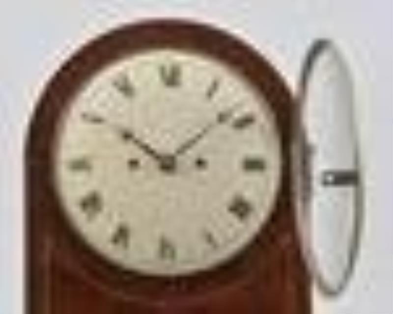 Unknown English round top bracket clock
