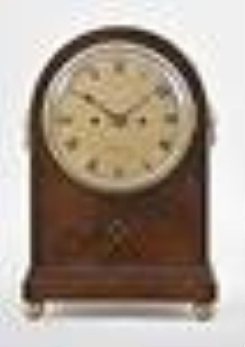 English fusee movement bracket clock.