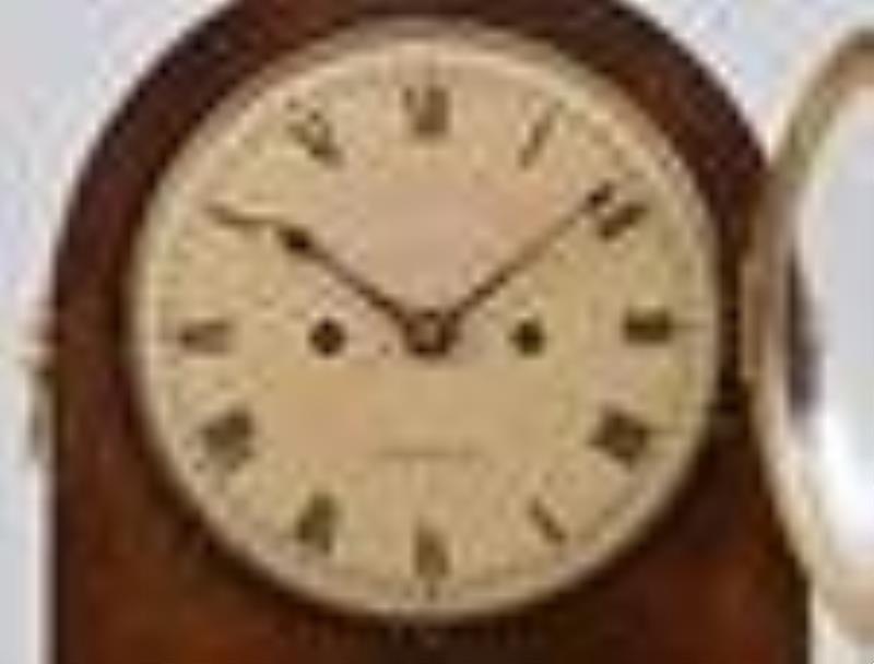 English fusee movement bracket clock.