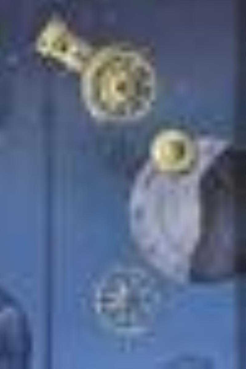 A surrealist – superrealist Riefler clock painting by