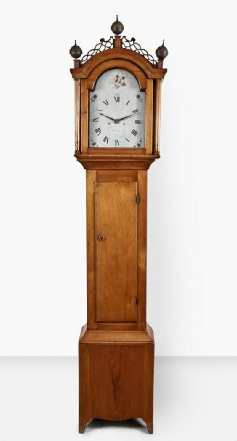 Abraham Edwards Massachusetts Tall Case Clock