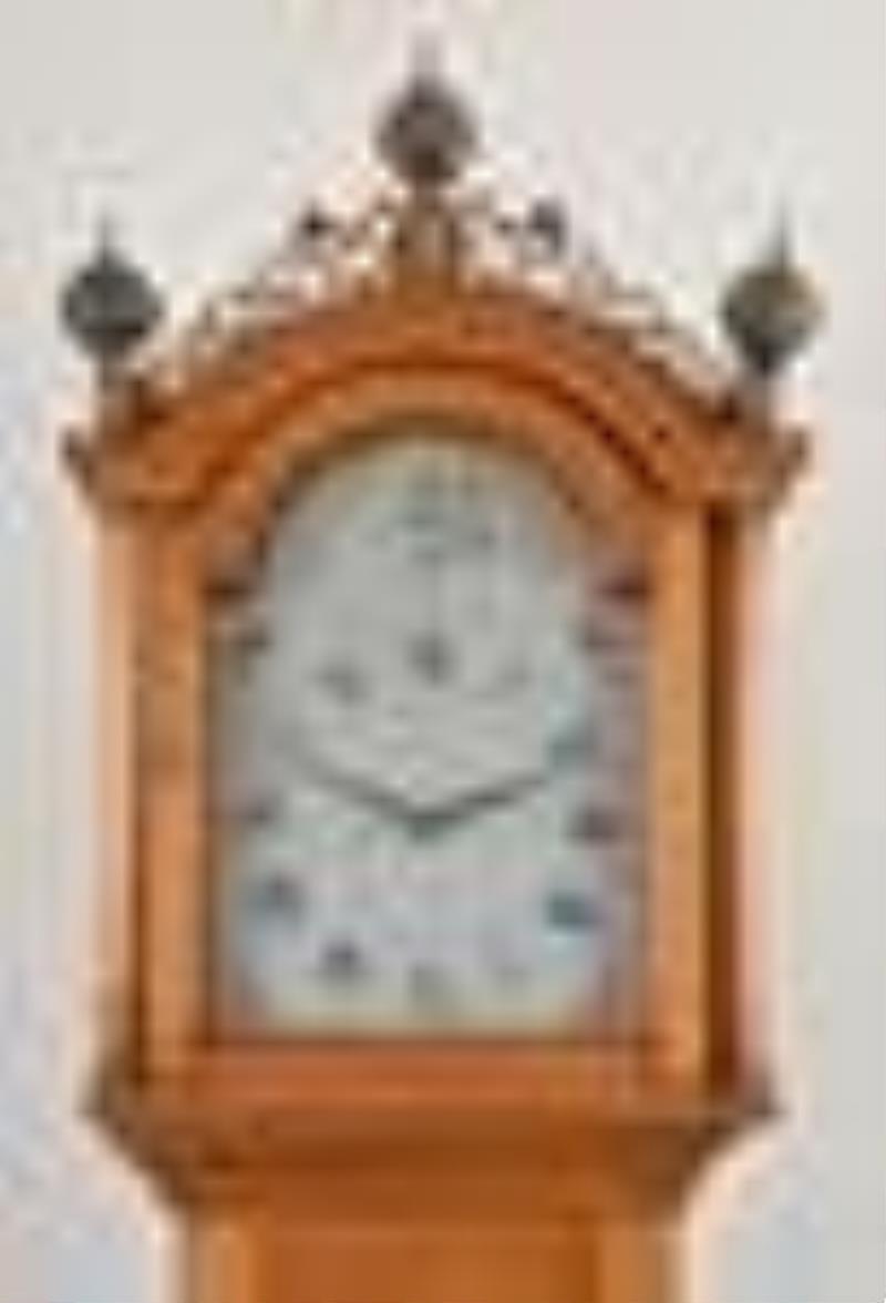 Abraham Edwards Massachusetts Tall Case Clock