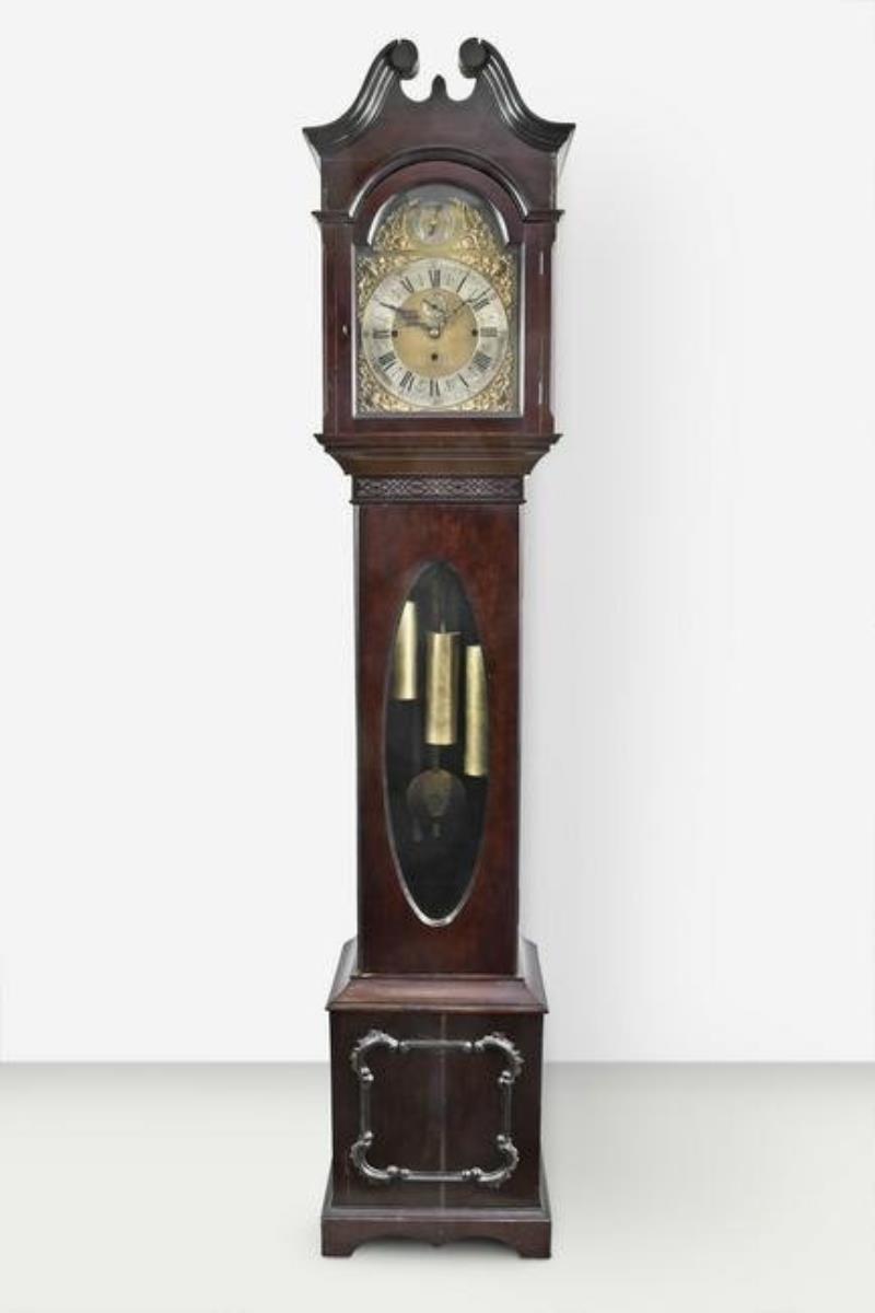 German Hall Clock Chiming on Five Tubular Bells
