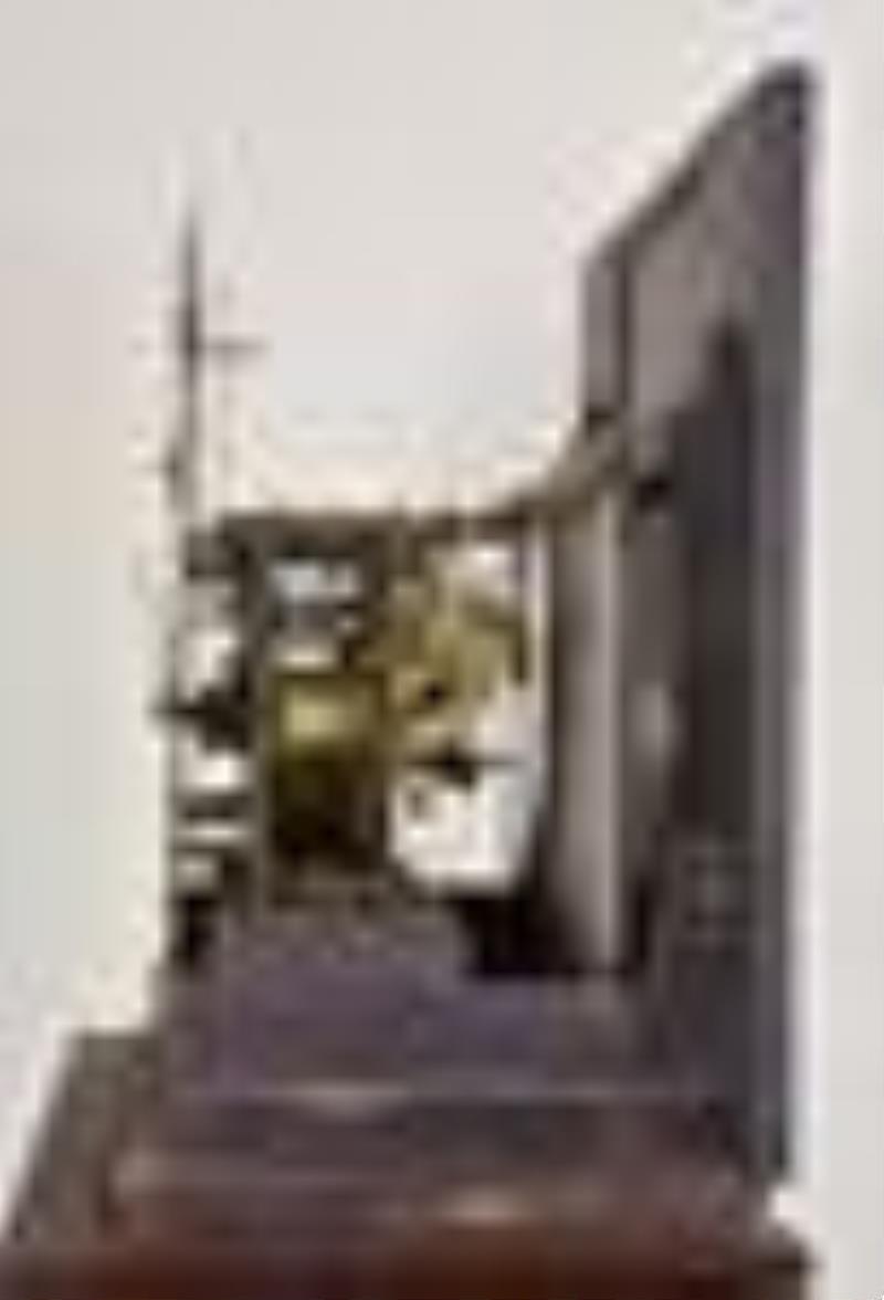 German Hall Clock Chiming on Five Tubular Bells