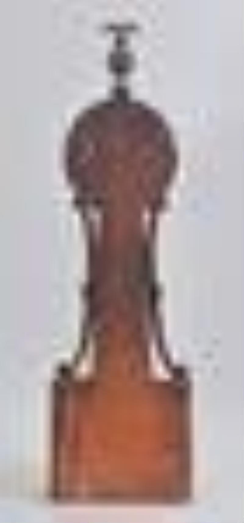 Massachusetts patent timepiece or banjo clock