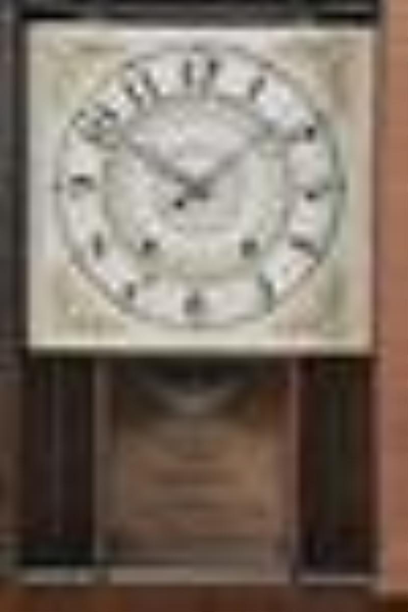 Mark Leavenworth pillar & scroll shelf clock