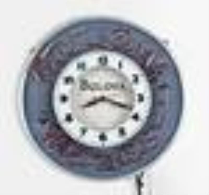 Bulova Watches hanging neon advertising clock