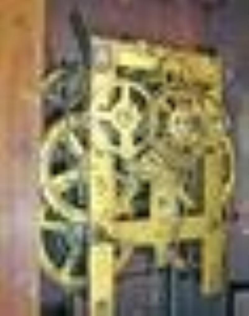 Ansonia Brass & Copper Calendar Clock