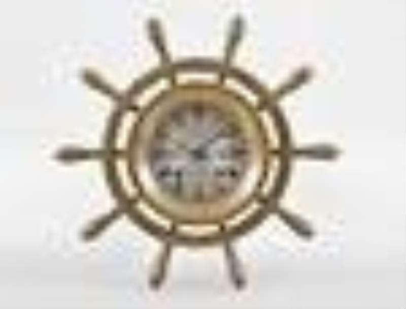 Chelsea Clock Co. yacht wheel wall clock