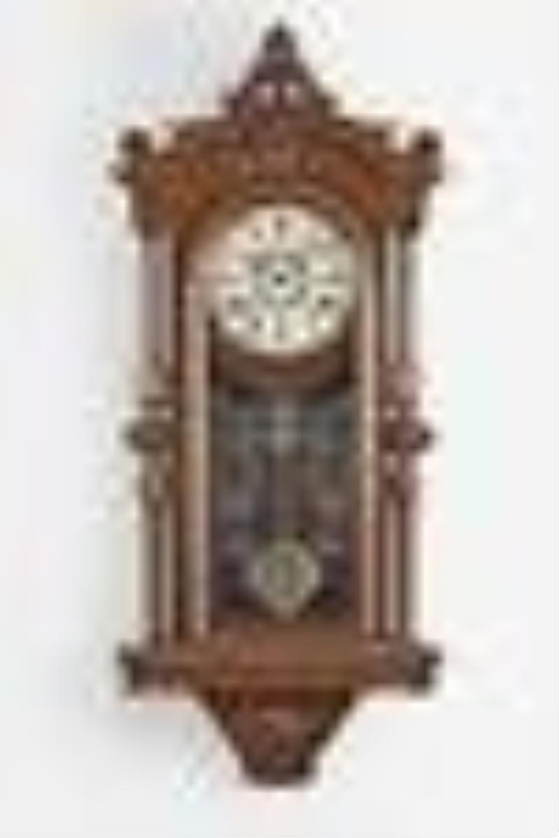 A Kroeber Regulator No. 30 wall clock