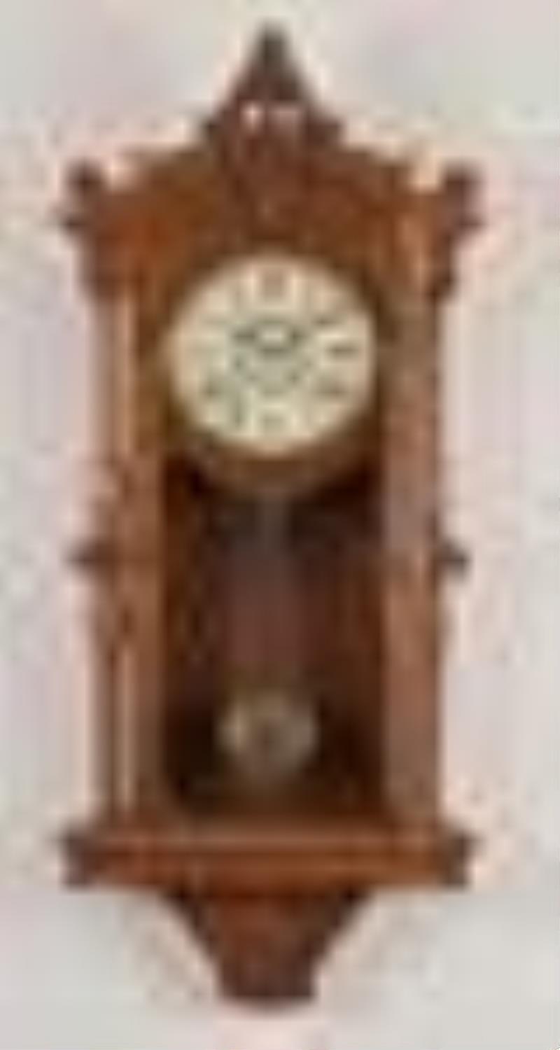 A Kroeber Regulator No. 30 wall clock