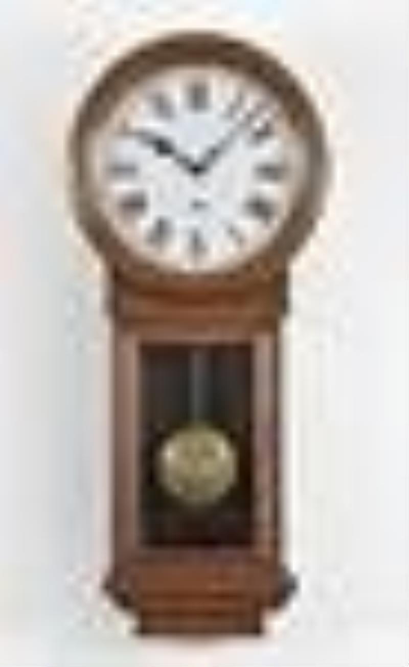 New Haven Clock Co. Saturn wall clock.