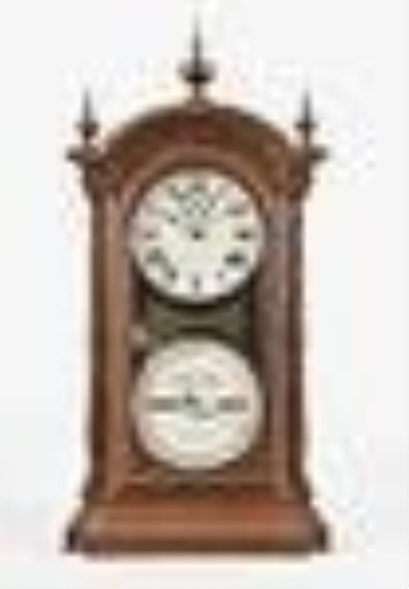 Southern Calendar Clock Co. Fashion No. 4 double dial