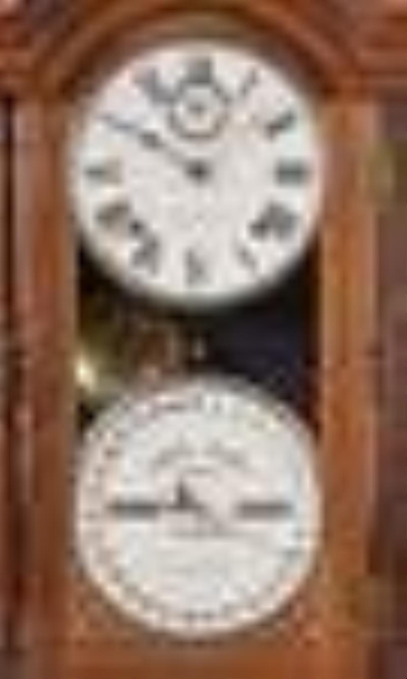 Southern Calendar Clock Co. Fashion No. 4 double dial