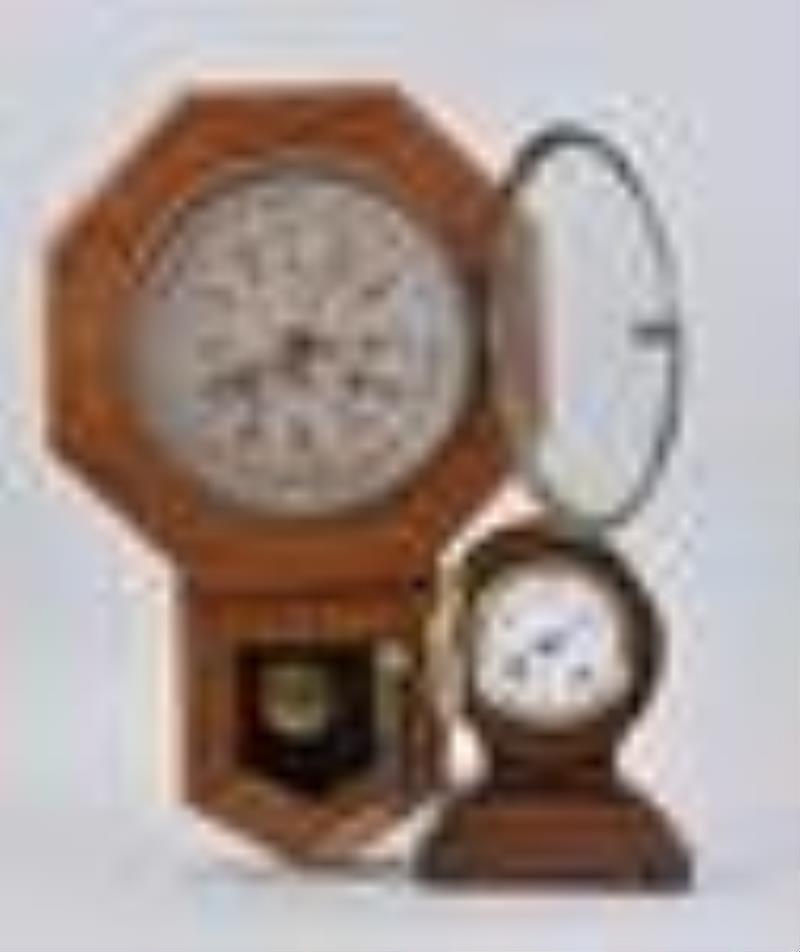 Two Ansonia clocks including a 10-Inch Drop Octagon