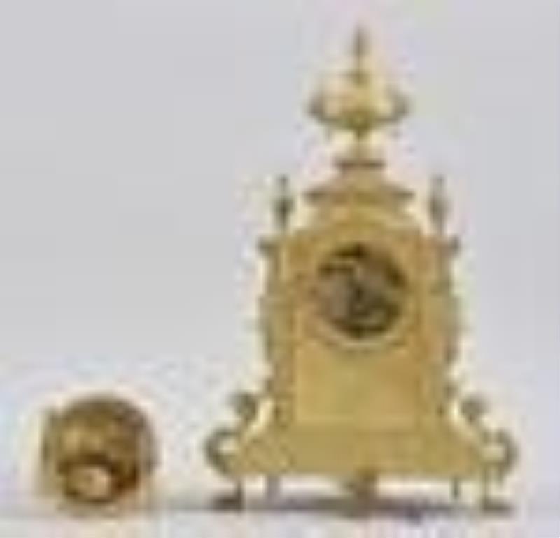 French mantel clock, French movement only and a modern