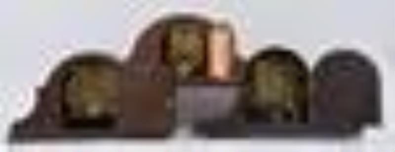 Seven shelf clocks
