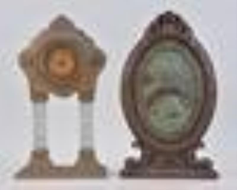 Nine clocks including Lux, Seth Thomas, Sangamo and