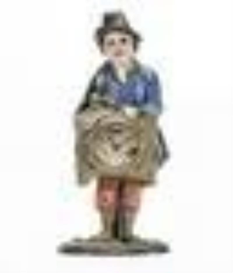 Organ Grinder Blinking Eye Clock