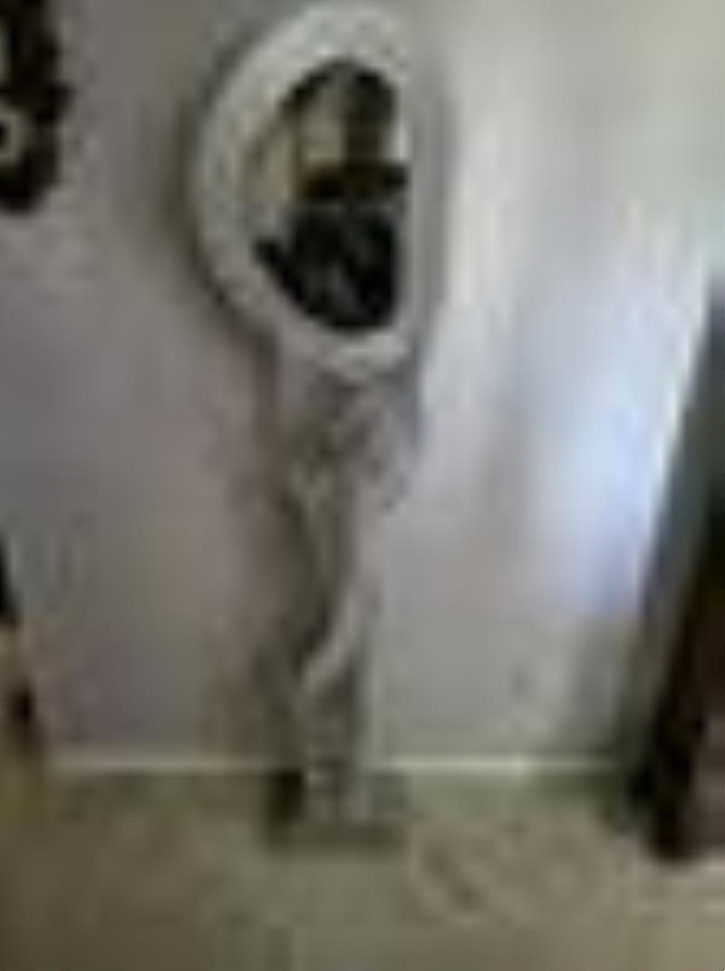 Deco style floor clock/lamp