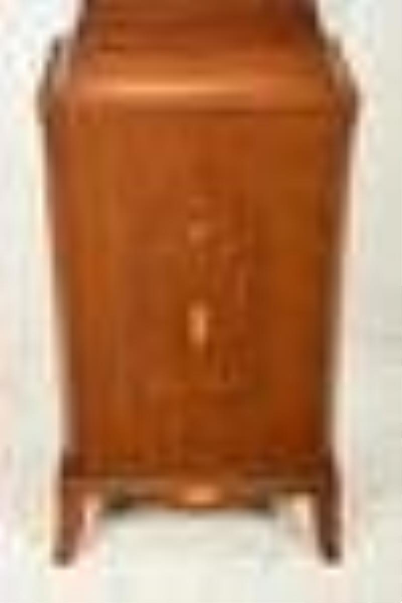Rare Southern Federal Walnut and Cherry Tall Case Clock