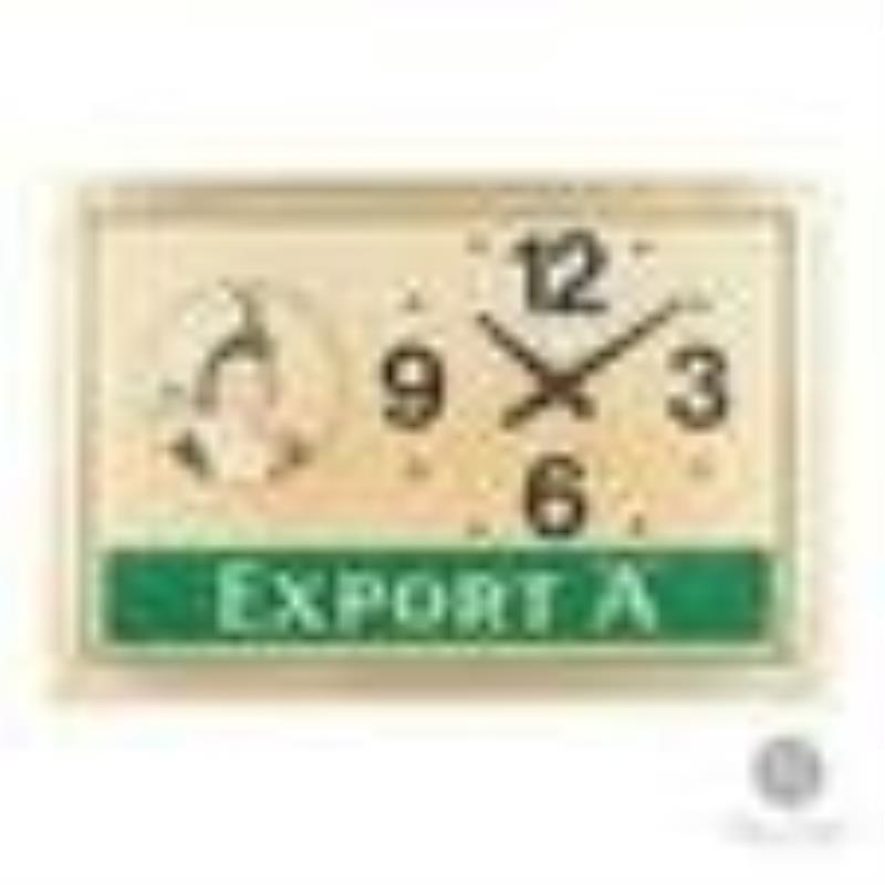 Export "A" Cigarettes Clock