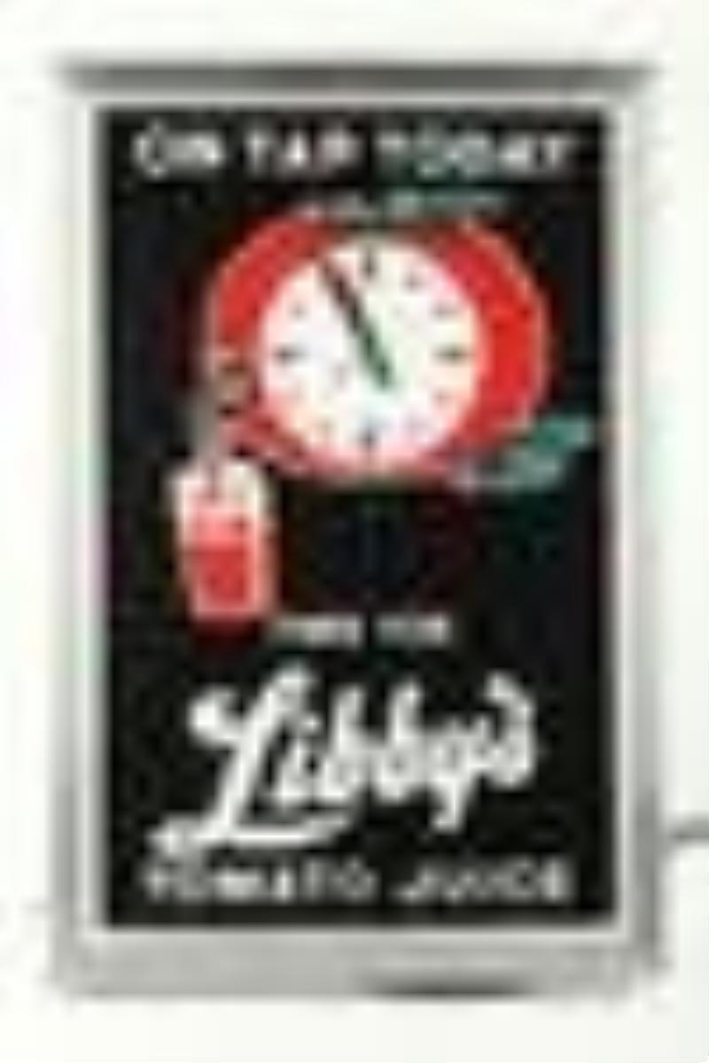 Libby's Tomato Juice Lighted Clock