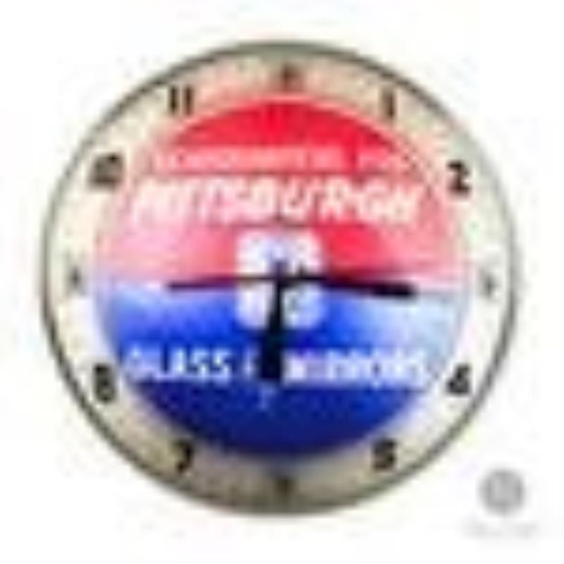 Pittsburgh Glass "Double Bubble" Clock
