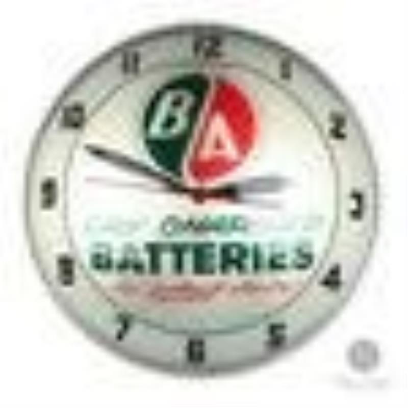 B-A Batteries "Double Bubble" Clock